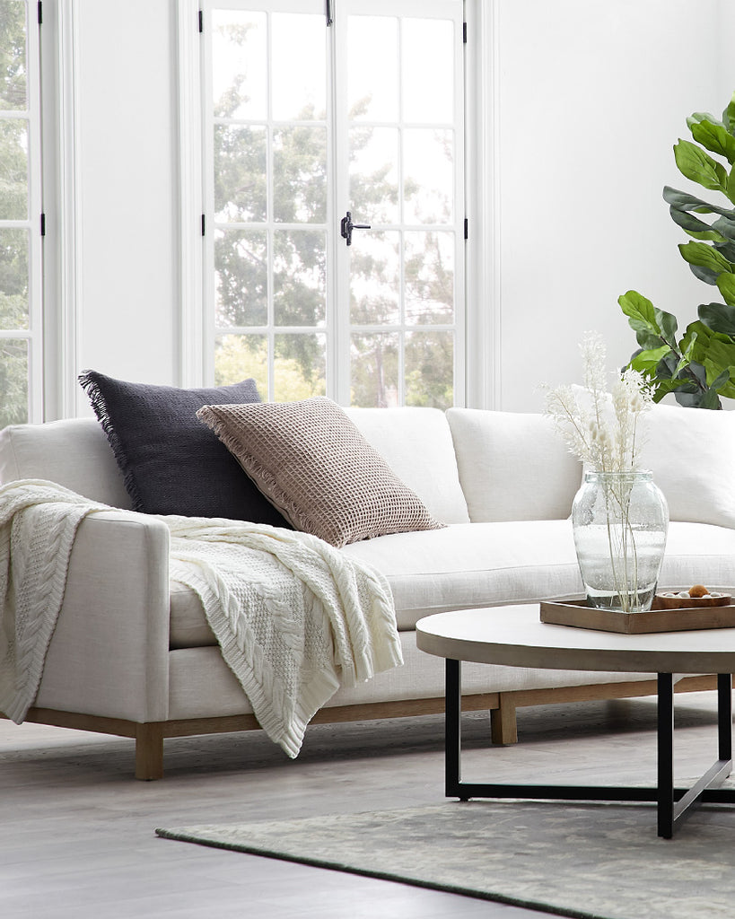 White sofa - shop living room