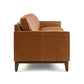 acadia leather sofa tan